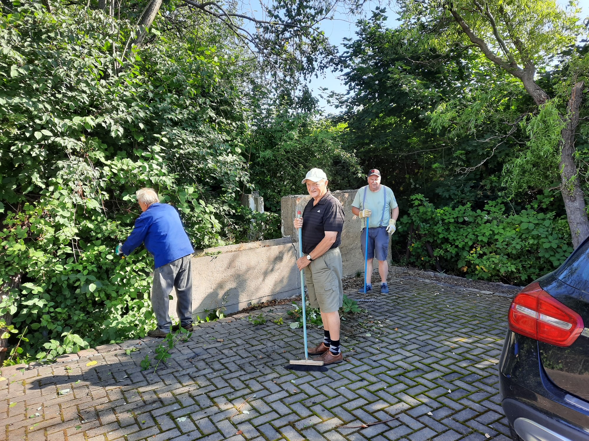 Arbeitseinsatz am Schützenheim